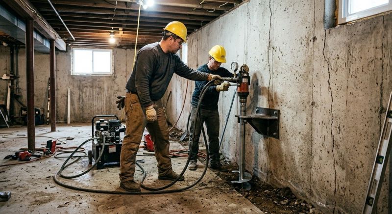Basement Stabilization in Concord, NC