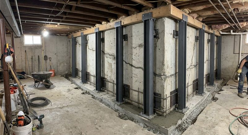 Basement Underpinning in Concord, NC