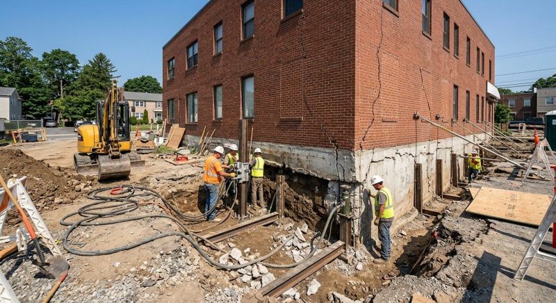 Building Foundation Repair in Matthews, NC