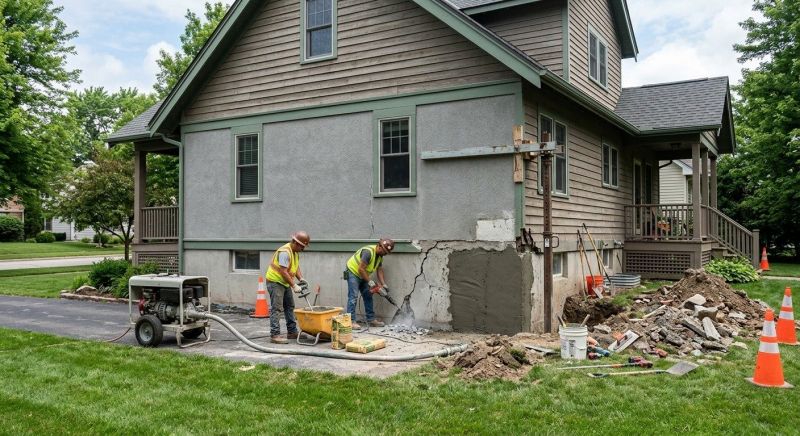 Building Foundation Repair in Matthews, NC