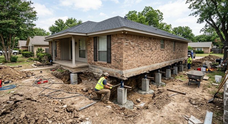 Concrete Foundation Leveling in Albemarle, NC