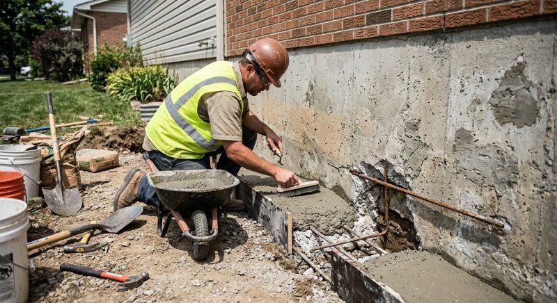 Concrete Foundation Repair in Huntersville, NC