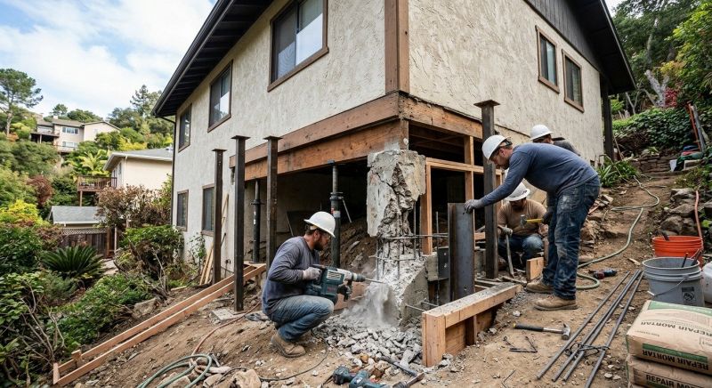 Concrete Foundation Repair in Mooresville, NC