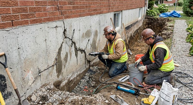 Cracked Foundation Repair in Mount Pleasant, NC