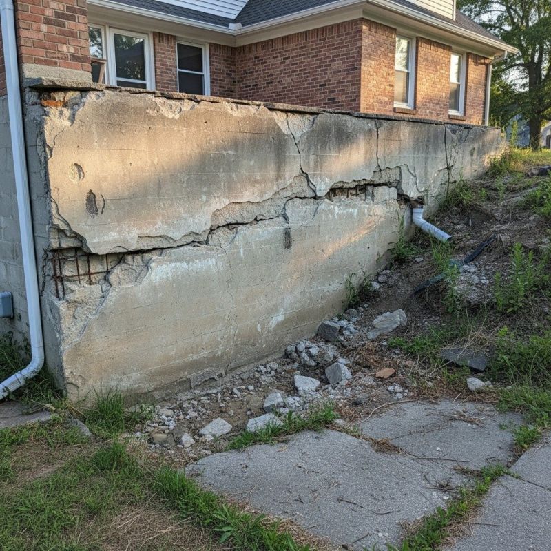 Cracked Foundation Repair in Salisbury, NC