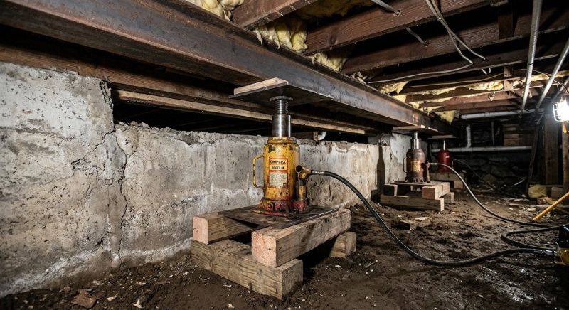 Foundation Jacking in Cornelius, NC