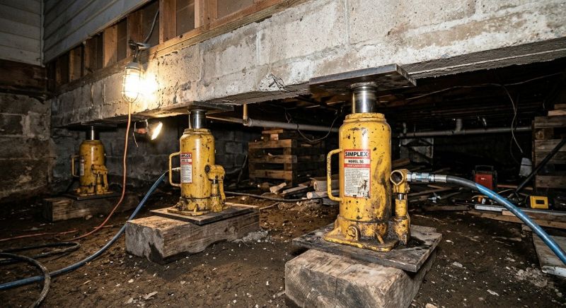 Foundation Jacking in Kannapolis, NC