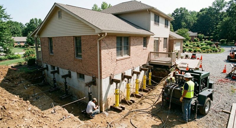 Foundation Jacking in Concord, NC