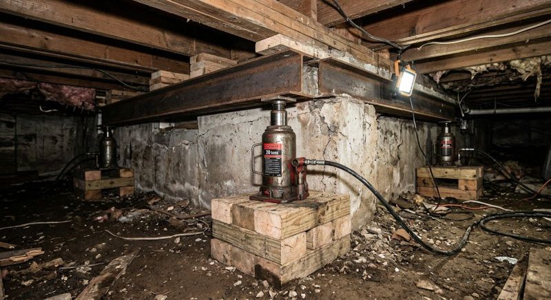 Foundation Jacking in Matthews, NC