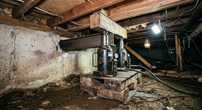 Foundation Jacking in Rockwell, NC