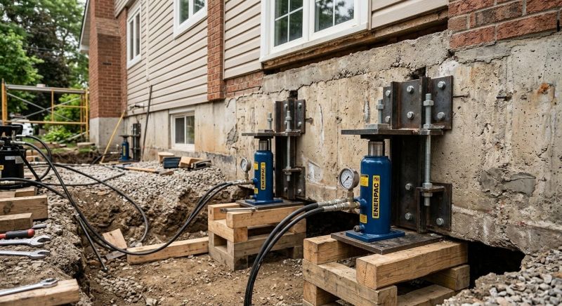 Foundation Jacking in Rowan County, NC