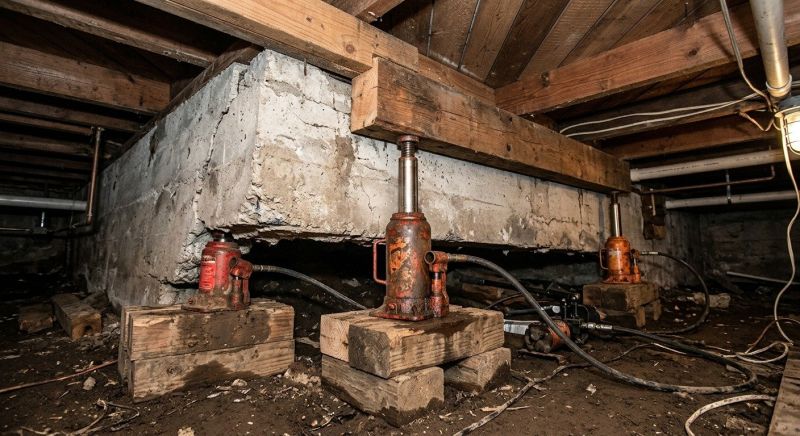 Foundation Jacking in Stanly County, NC