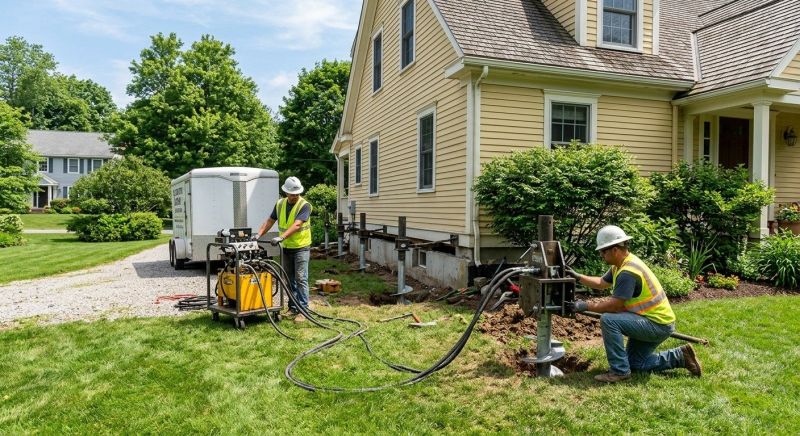 Foundation Lifting in Cabarrus County, NC
