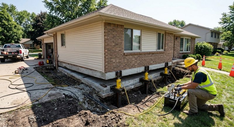 Foundation Lifting in Cornelius, NC
