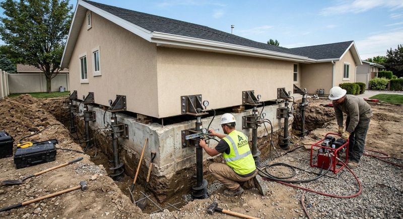 Foundation Pier Leveling in Concord, NC