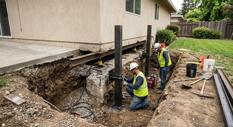 Foundation Pier Repair in Concord, NC