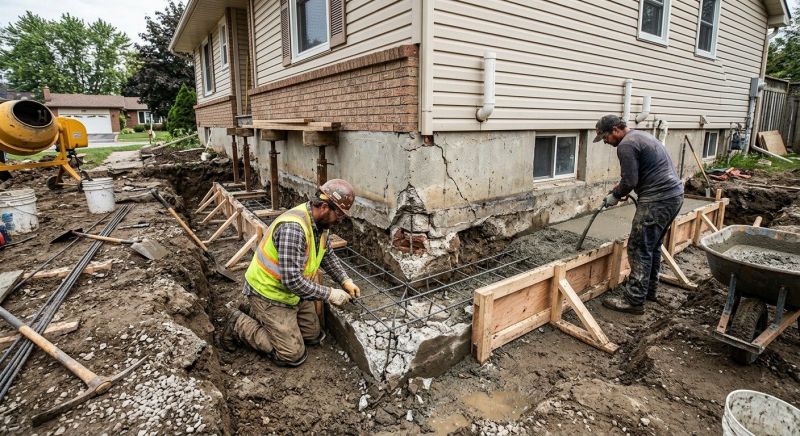 Foundation Repair in Cabarrus County, NC