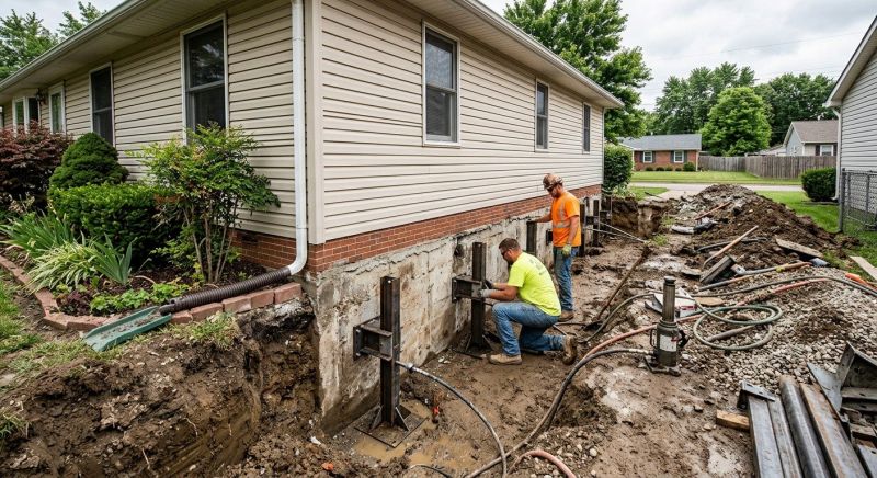 Foundation Stabilizing in Midland, NC