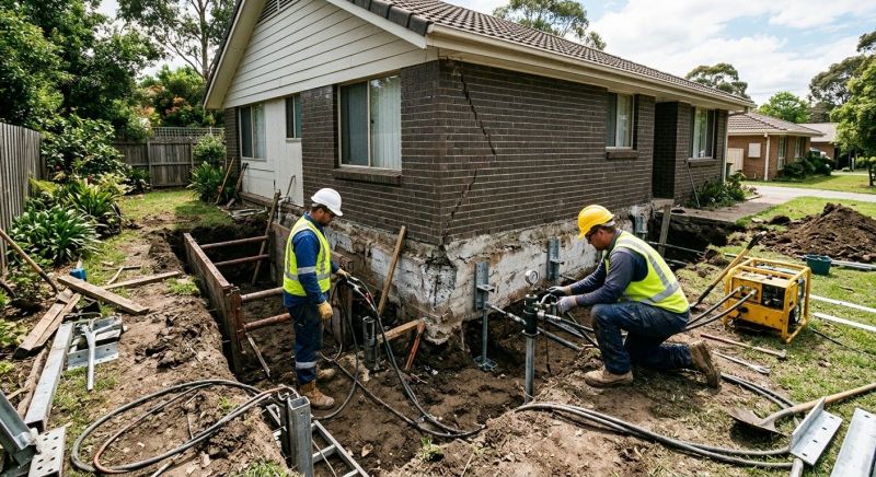 Foundation Stabilizing in Rowan County, NC