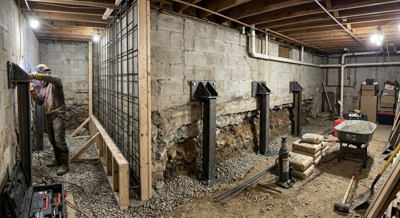 Foundation Strengthening in Concord, NC