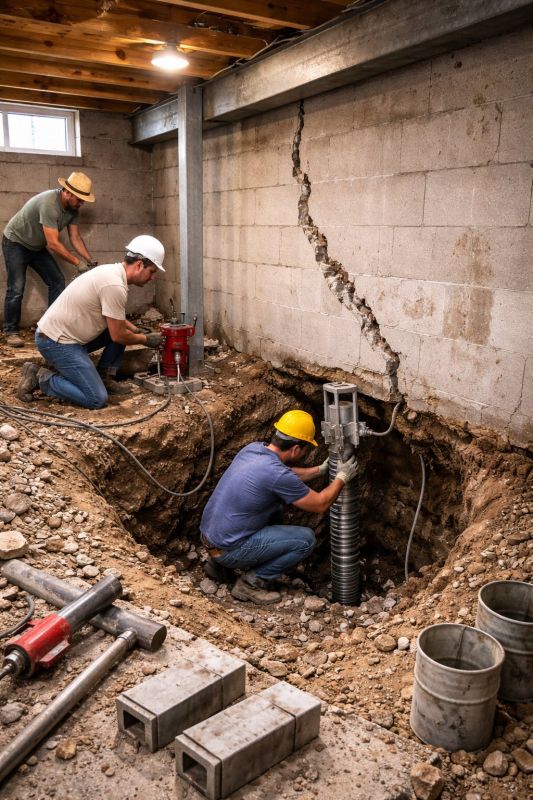 Foundation Structural Repair in Mount Pleasant, NC