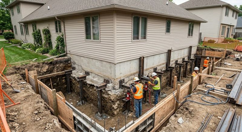 Foundation Underpinning in Concord, NC
