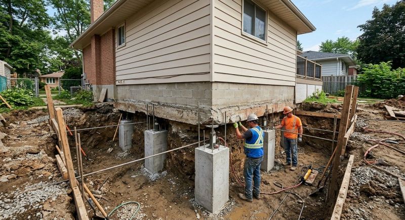 Foundation Underpinning in Concord, NC