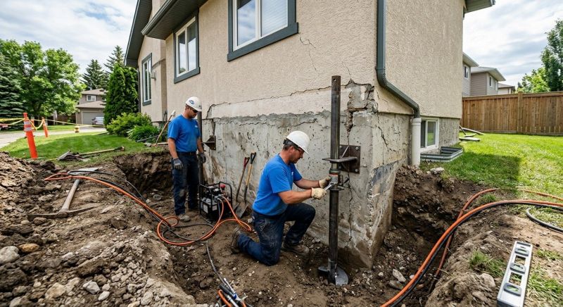Helical Piers Installation in Concord, NC