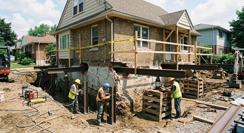 House Foundation Repair in Concord, NC
