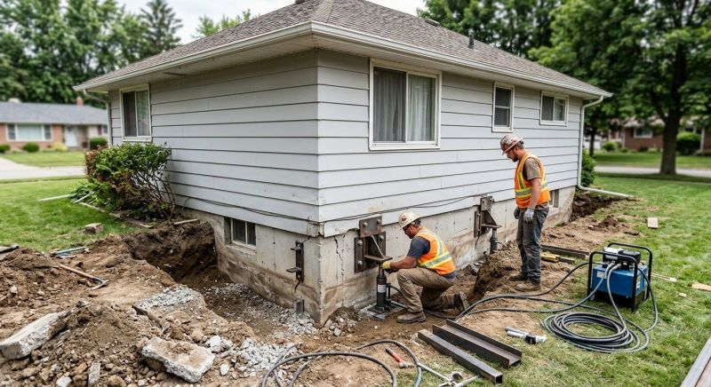 House Foundation Repair in Salisbury, NC