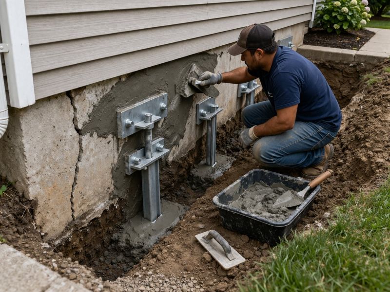 House Foundation Repair in Stanly County, NC