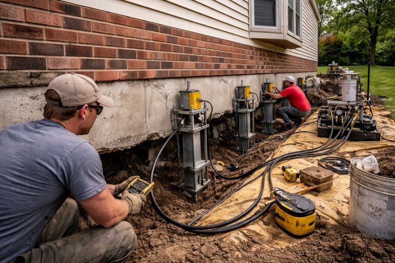 Settling Foundation Service in Indian Trail, NC