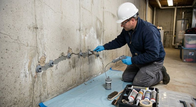 Structural Crack Repair in Concord, NC