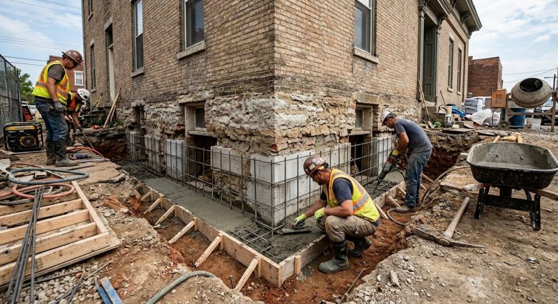 Underpinning Repair in Concord, NC